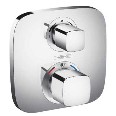 Hansgrohe bateria termostatyczna Ecostat E, podtynkowa z zaworem odcinająco-przełączającym