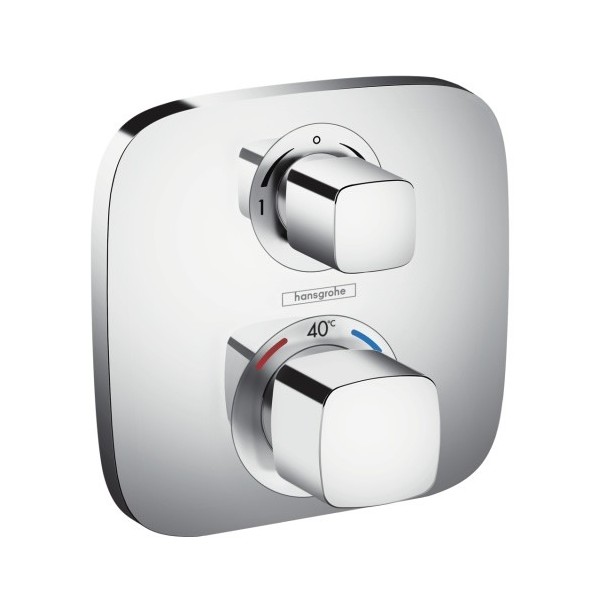 Hansgrohe bateria termostatyczna Ecostat E, podtynkowa z zaworem odcinająco-przełączającym