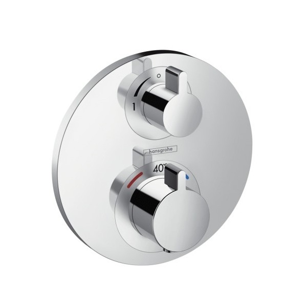 Hansgrohe bateria termostatyczna Ecostat S, podtynkowa z zaworem odcinającym