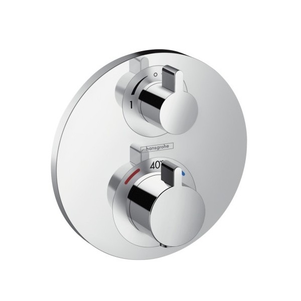 Hansgrohe bateria termostatyczna Ecostat S, podtynkowa z zaworem odcinająco-przełączającym