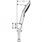 Hansgrohe Raindance Select E 120 zestaw natryskowy 1,6 m 26720000