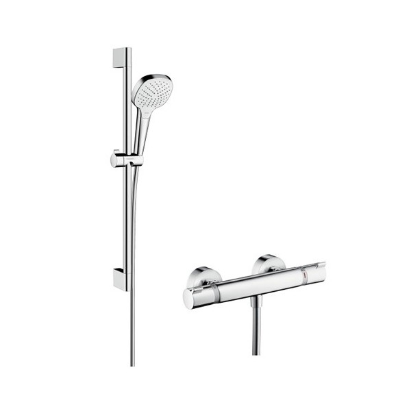 Hansgrohe zestaw prysznicowy Croma Select E Vario/Ecostat Combi 0,65 m lub 0,90 m 27081400