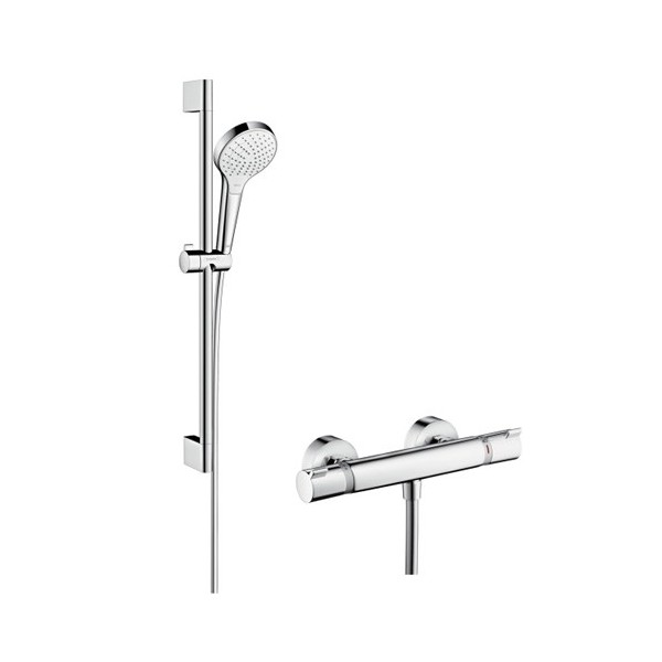 Hansgrohe zestaw prysznicowy Croma Select E Vario/Ecostat Combi 0,65 m lub 0,90 m 27013400