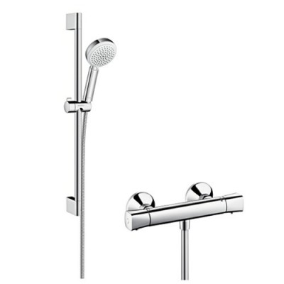 Hansgrohe zestaw prysznicowy Crometta 100 Vario/Ecostat Combi 0,65 m lub 0,90 m 27030400