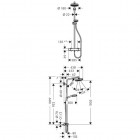 Hansgrohe Crometta 160 komplet prysznicowy EcoSmart 9l/min. 27265400