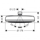 Hansgrohe głowica prysznicowa Croma 160 1jet 26577000