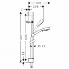 Hansgrohe Crometta 100 Vario zestaw natryskowy 0,65 m lub 0,90 m