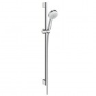 Hansgrohe Crometta 100 1jet zestaw natryskowy 0,65 m lub 0,90 m EcoSmart 9l/min.