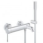 Grohe Essence New bateria wannowa z zestawem prysznicowym 33628001