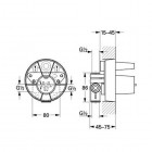 Grohe jednouchwytowy element podtynkowej DN 15 33962000