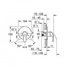 Grohe Eurosmart New bateria prysznicowa bez przełącznika 33556002