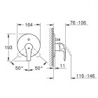 Grohe Eurosmart New bateria prysznicowa z przełącznikiem 19450002
