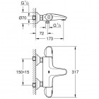 Grohe Grohtherm 1000 New bateria wannowa z termostatem 34155003