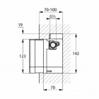 Kludi Zenta element podtynkowy do elektronicznego zaworu ściennego 38004