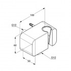 Kludi A-QA przyłącze kątowe z uchwytem