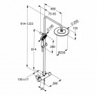 Kludi Freshline Dual Shower System z termostatem 670920500