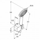 Kludi Freshline zestaw wannowo-natryskowy z przyłączem kątowym 1S