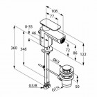 Kludi E2 bateria bidetowa