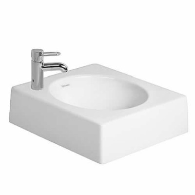 Duravit Architec umywalka nablatowa 450x450 mm otwór na baterię z lewej strony