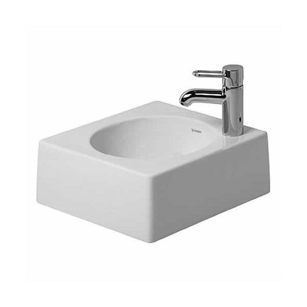 Duravit Architec umywalka nablatowa 400x400 mm otwór na baterię po lewej stronie