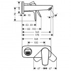 Hansgrohe Talis E bateria umywalkowa podtynkowa wylewka 165 mm