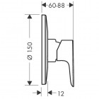 Hansgrohe Talis E bateria prysznicowa podtynkowa 71766000