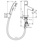 Hansgrohe Talis Select S zestaw Bidette