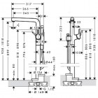 Hansgrohe Talis S bateria wannowa wolnostojąca