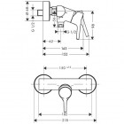 Hansgrohe Talis S bateria prysznicowa