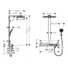 Hansgrohe Rainmaker Select komplet prysznicowy EcoSmart 27029400