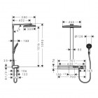 Hansgrohe Rainmaker Select komplet prysznicowy 27109400