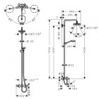 Hansgrohe Croma Select E 180 komplet prysznicowy do wanny 27352400