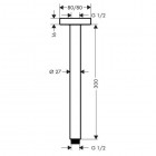 Hansgrohe przyłącze sufitowe 300 mm