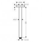 Hansgrohe przyłącze sufitowe S 300 mm