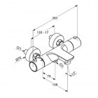 Kludi Objekta bateria wannowa z termostatem
