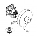 Kludi Push bateria prysznicowa podtynkowa 386040538