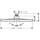 Hansgrohe Crometta E 240 1jet