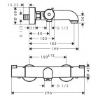 Hansgrohe Ecostat 1001 CL bateria termostatowa wannowa