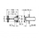 Grohe jednouchwytowy element do zabudowy podtynkowej 23571000