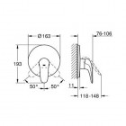 Grohe Eurostyle bateria prysznicowa podtynkowa 29098003