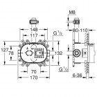Grohe element podtynkowy do instalacji ramienia prysznicowego 26264001