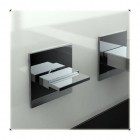 Kohlman Excelent bateria umywalkowa podtynkowa 3-otworowa wylewka 20 cm QW193H