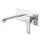 Kohlman Axis bateria umywalkowa podtynkowa 2-otworowa wylewka 20 cm QW188N