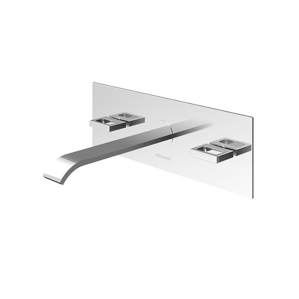 Kohlman Nexen-S bateria umywalkowa podtynkowa 3-otworowa wylewka 20 cm SQW198U