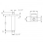 Fromac ramię do deszczownicy L-150 mm 6667