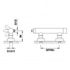 Kohlman Boxine bateria prysznicowa ścienna