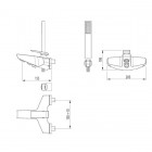 M&Z Teo bateria wannowa
