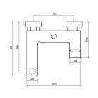 Vedo Mito bateria wannowa ścienna VBM3006