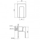 Vedo Mito bateria prysznicowa podtynkowa VBM3014