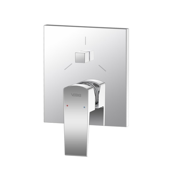 Vedo Sette bateria wannowo-prysznicowa podtynkowa z przełącznikiem trójdrożnym